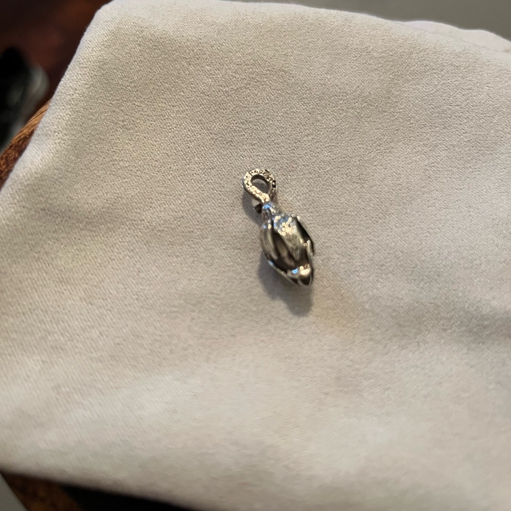 Mignon Faget Rose Pendant